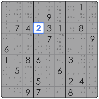 killer sudoku number combinations
